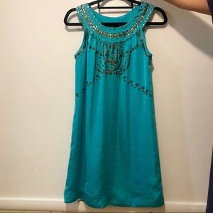 Turquoise dress